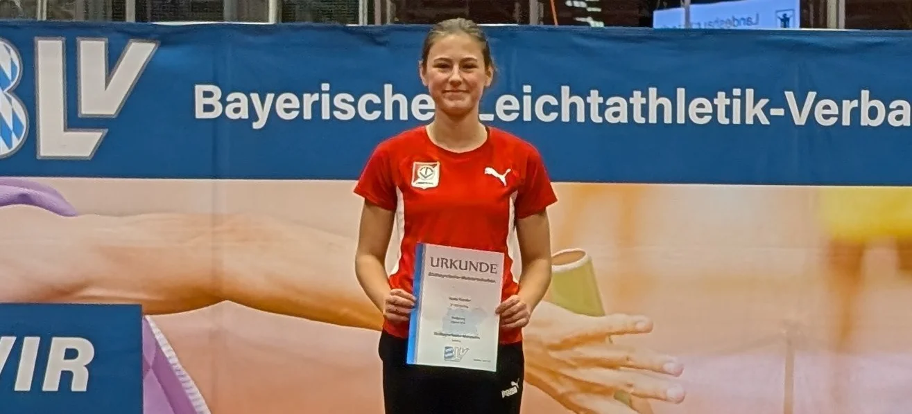 Stella Hendler - Südbayerische Meisterin Halle Weitsprung 2026